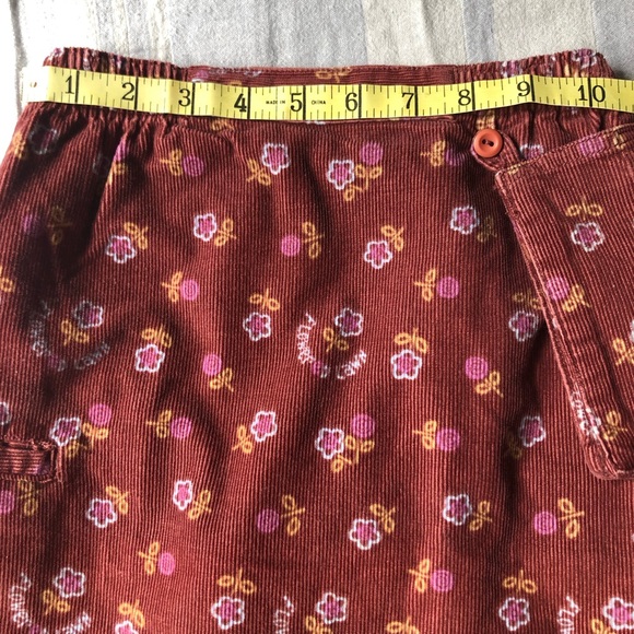 Red Duck corduroy skirt - Picture 10 of 10